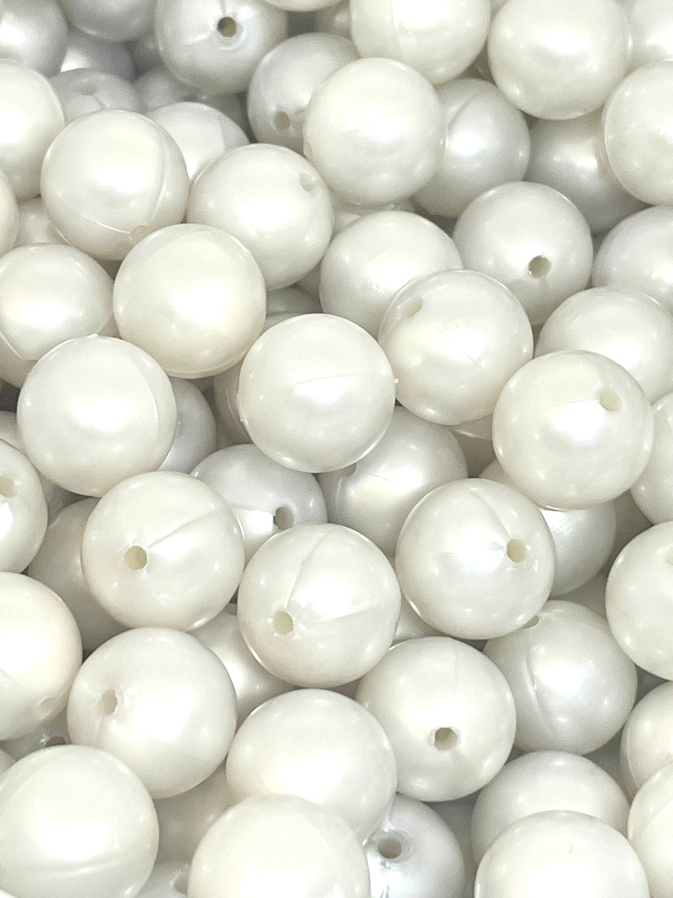 12mm Ivory Round Beads