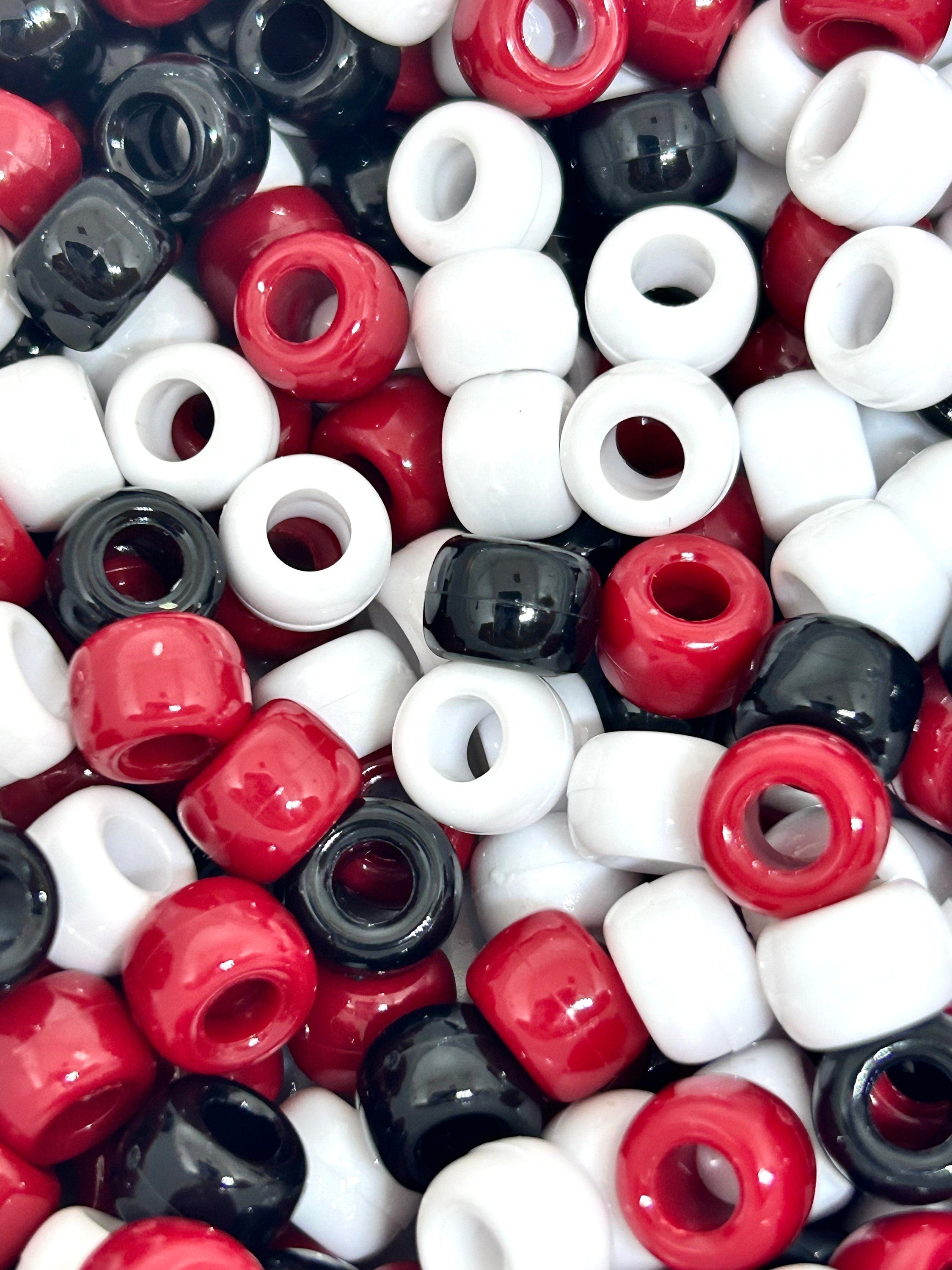 Chill Barrel Bead Mix, Sports Pony Beads for Lanyard, Keychain