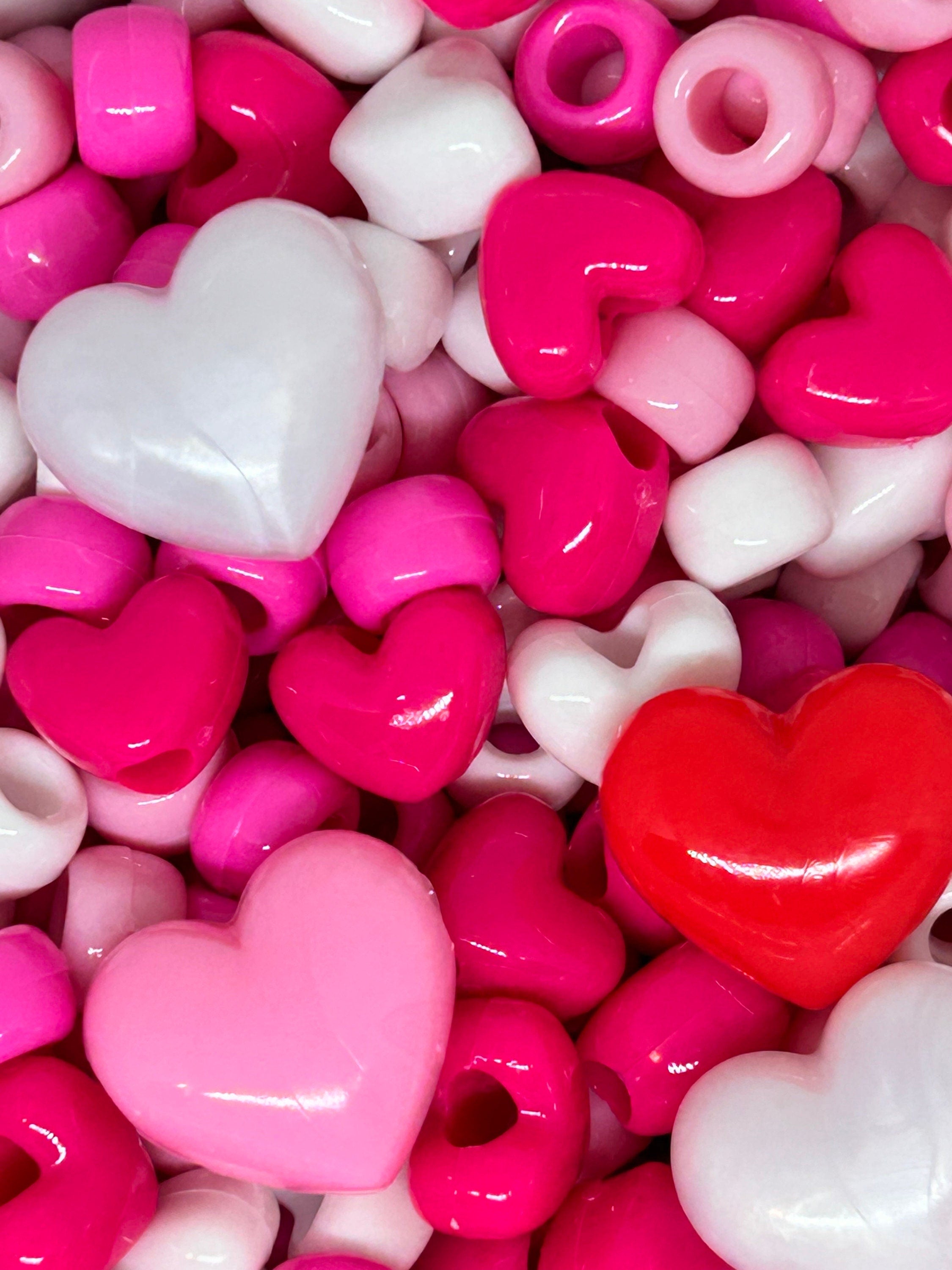 Valentine's Day Heart Bracelet and Necklace Bead Kit