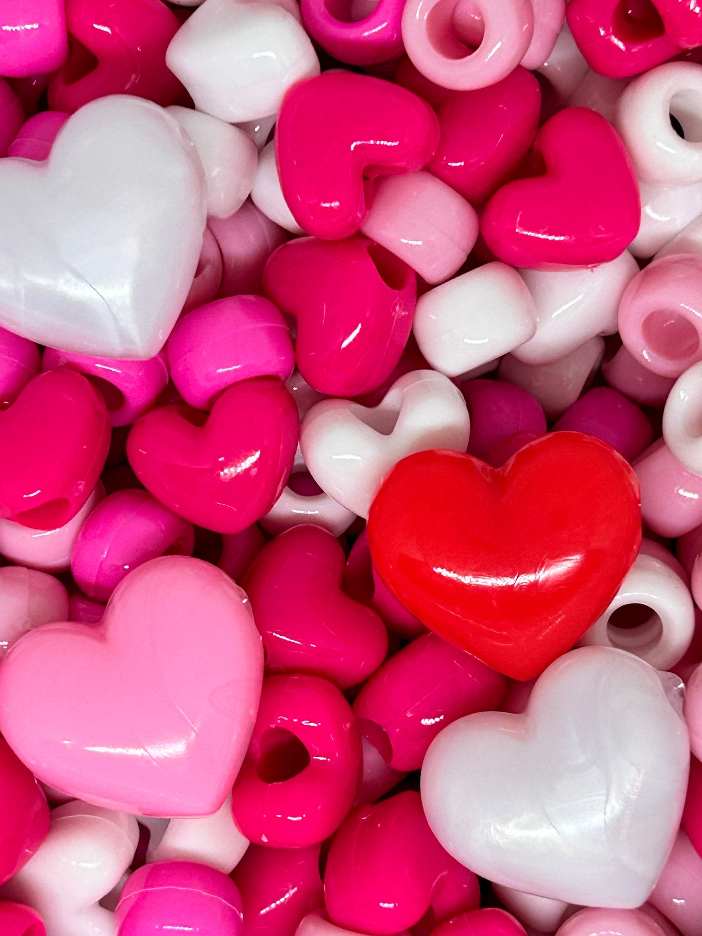 Valentine's Day Heart Bracelet and Necklace Bead Kit