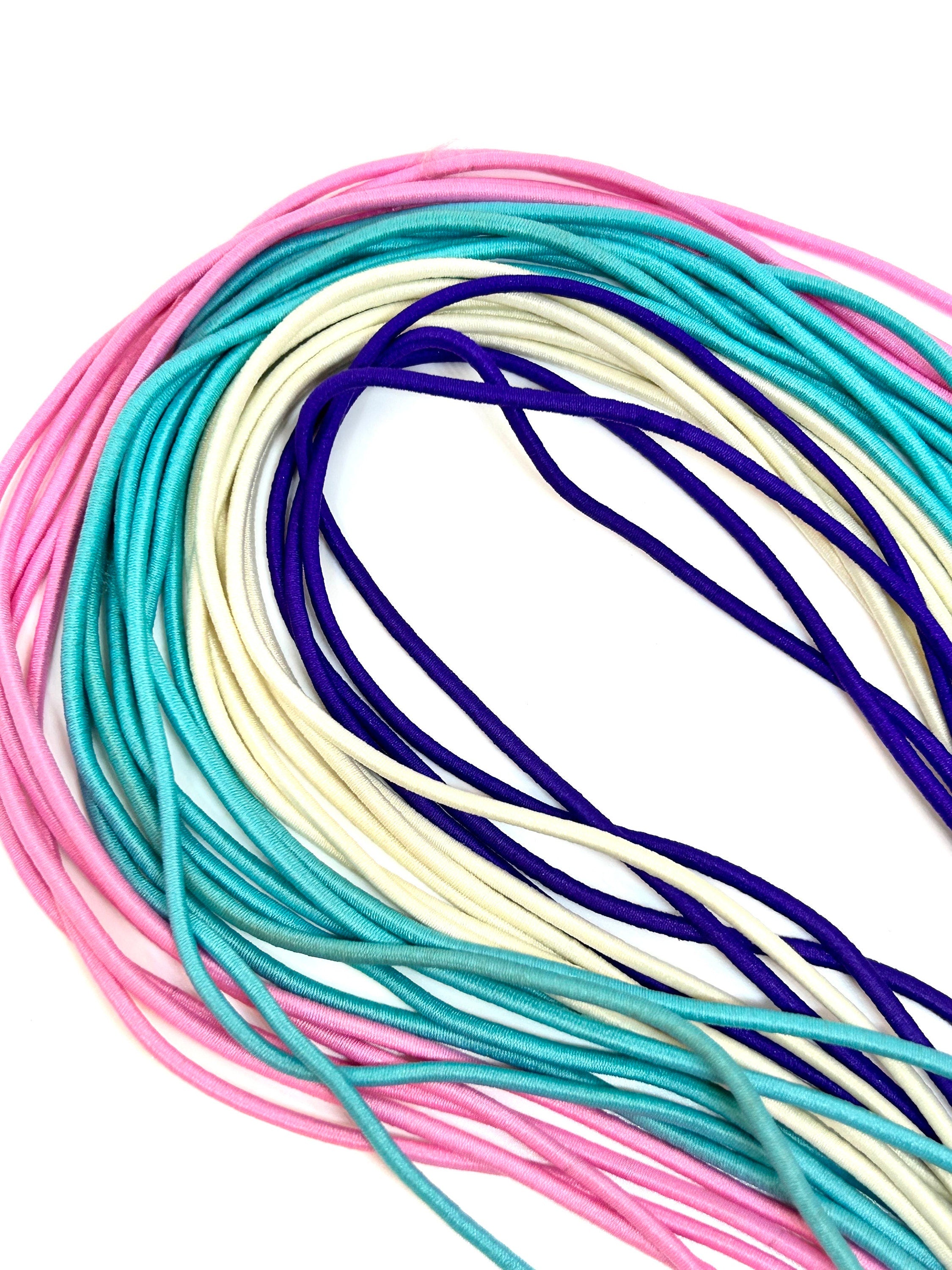 2mm Thick Elastic Cord - Ideal for Jewelry Making for Beginners & Kids