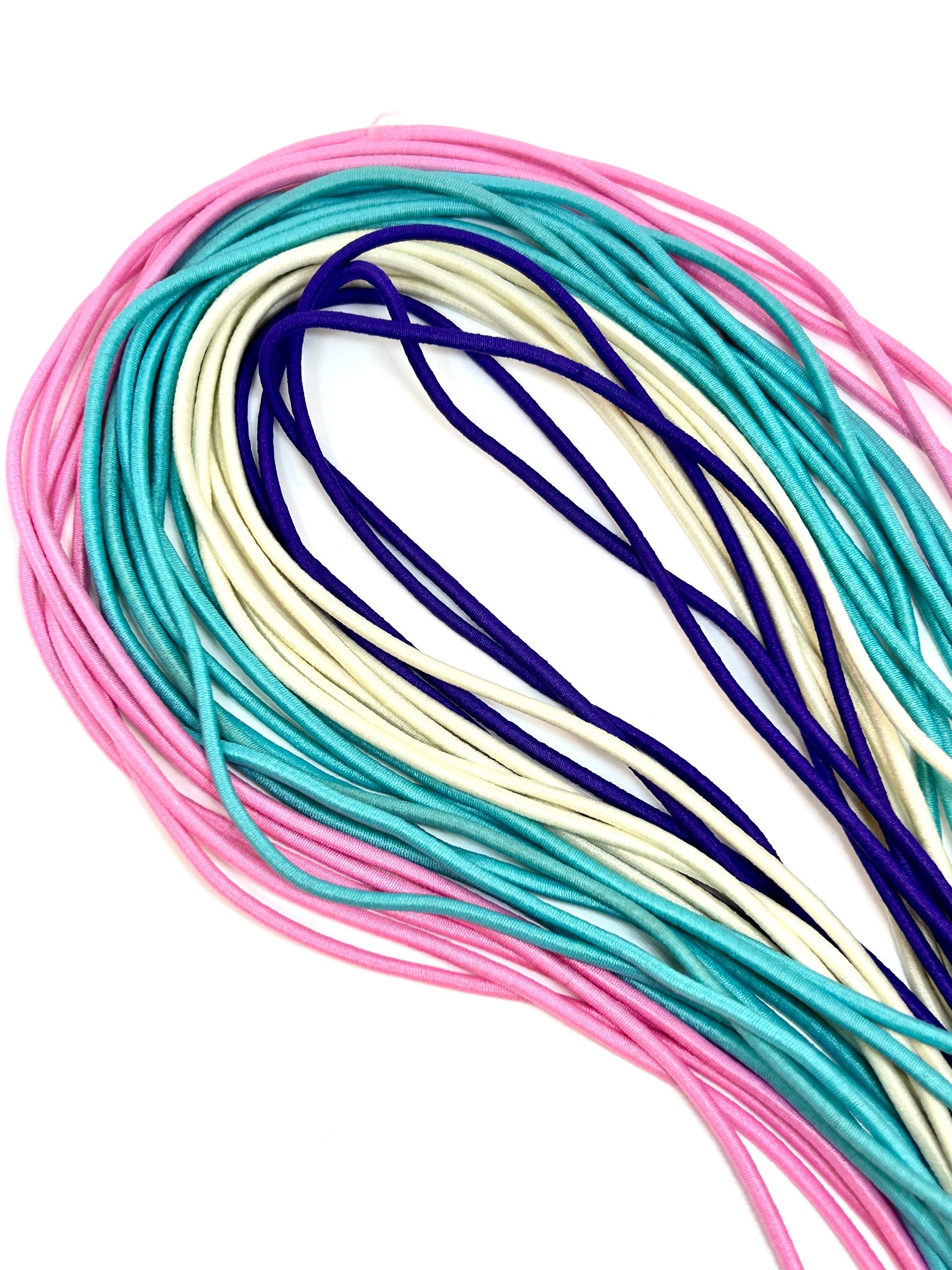 2mm Thick Elastic Cord - Ideal for Jewelry Making for Beginners & Kids