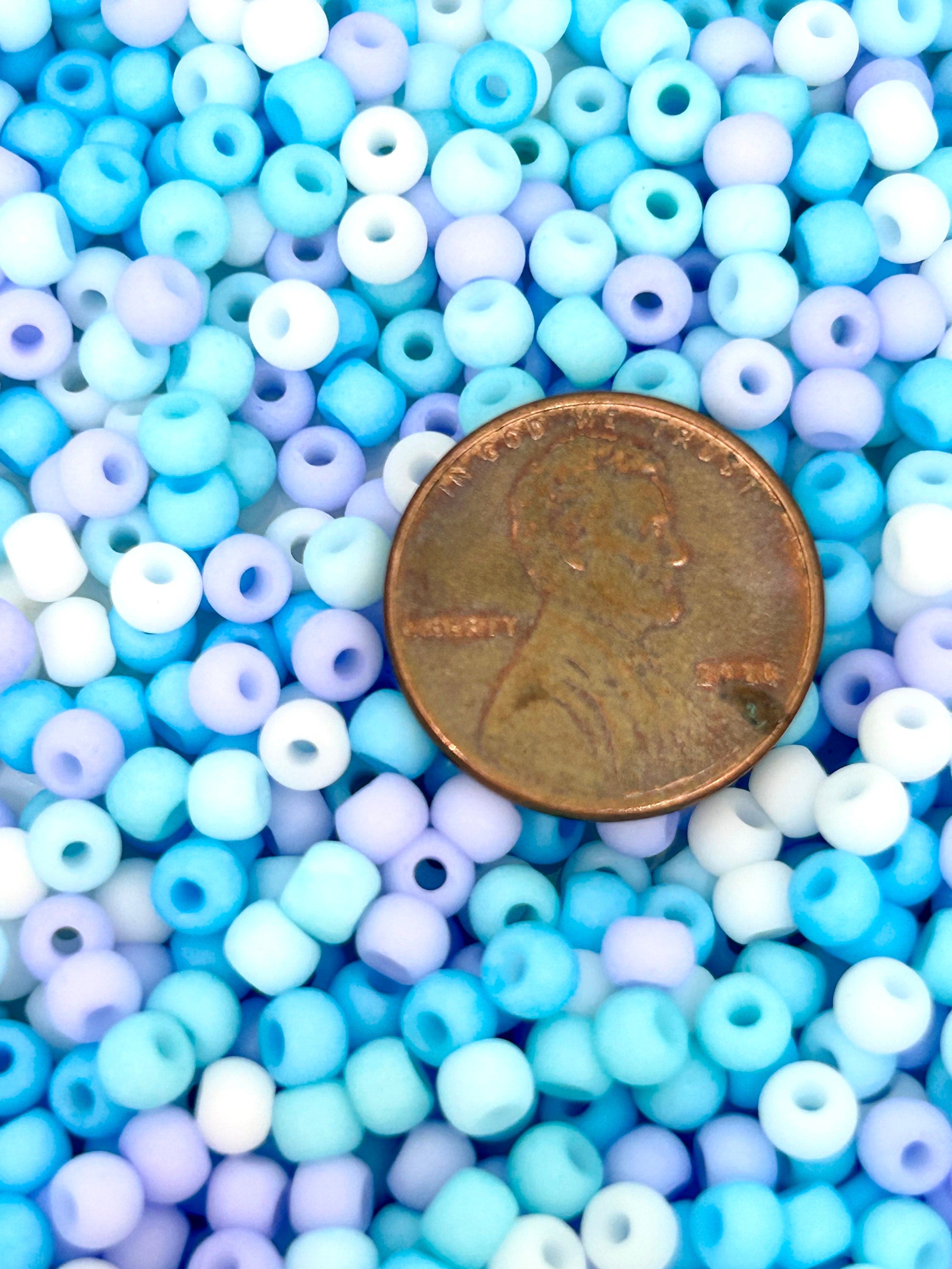 Frozen Winter Mix 4mm Seed Beads