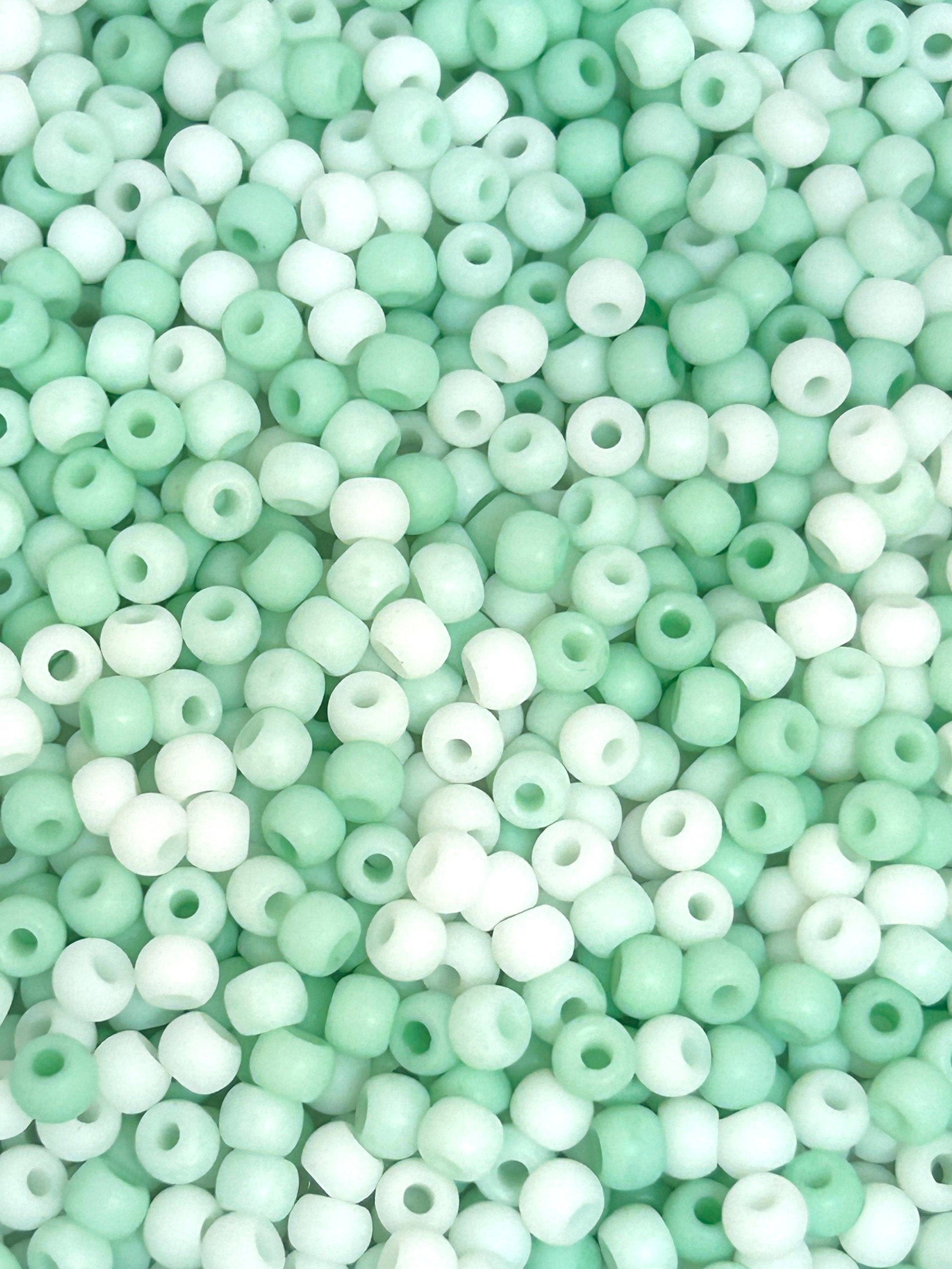 Mint Seed Bead Mix - 4mm Assortment