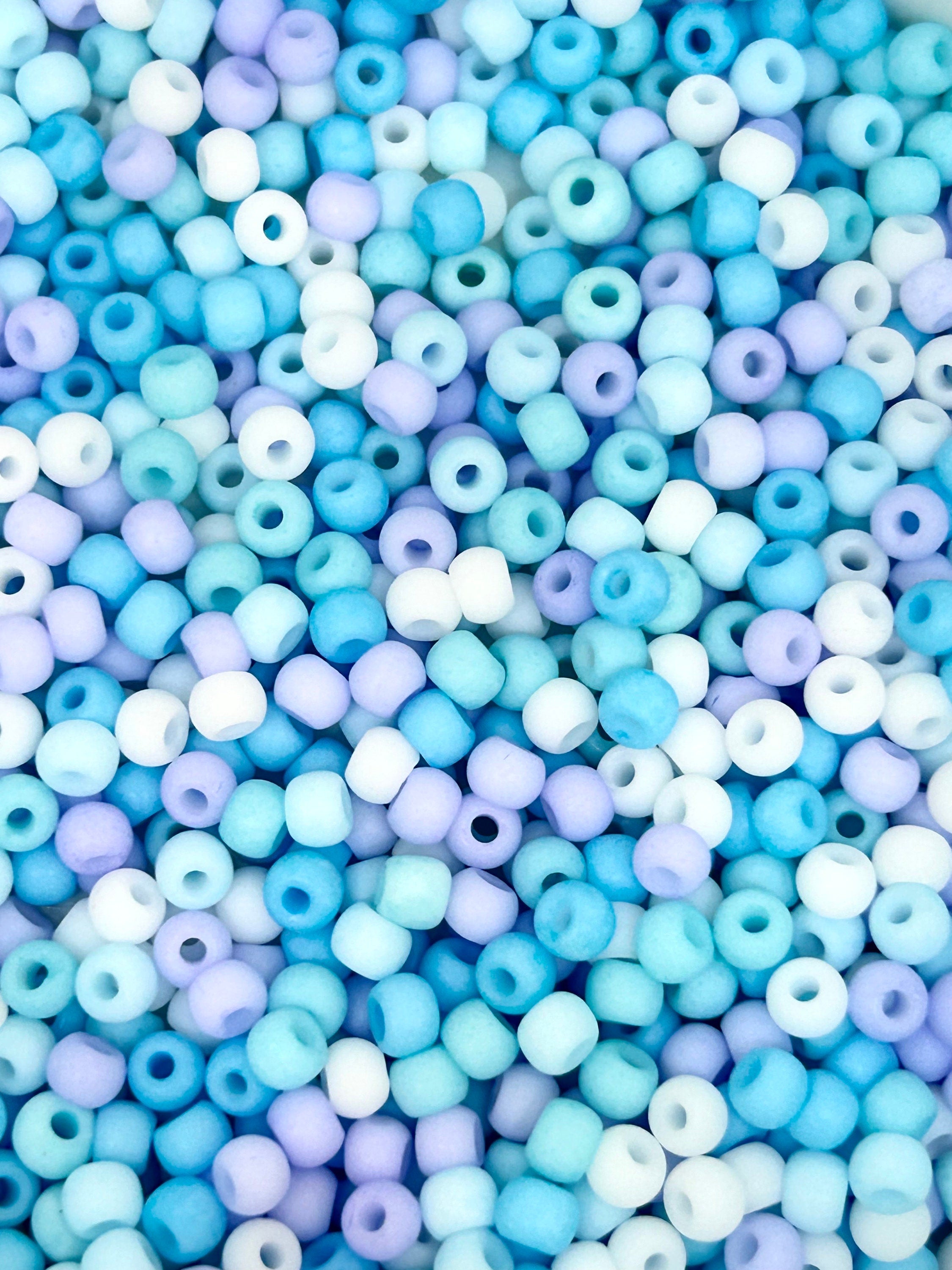 Frozen Winter Mix 4mm Seed Beads