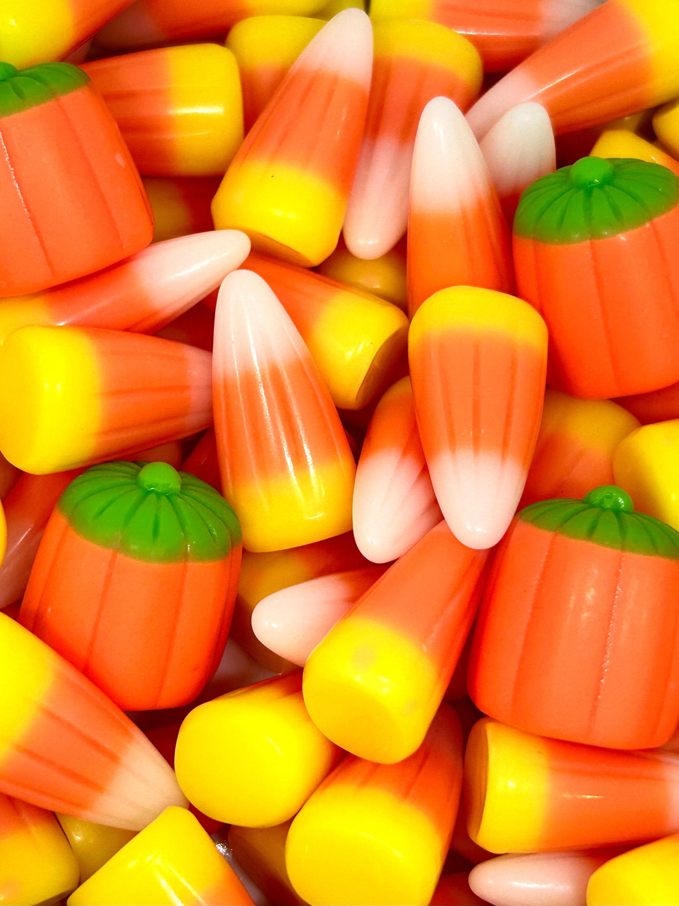 Halloween Harvest Mix Candy Corn & Pumpkin Cabochons