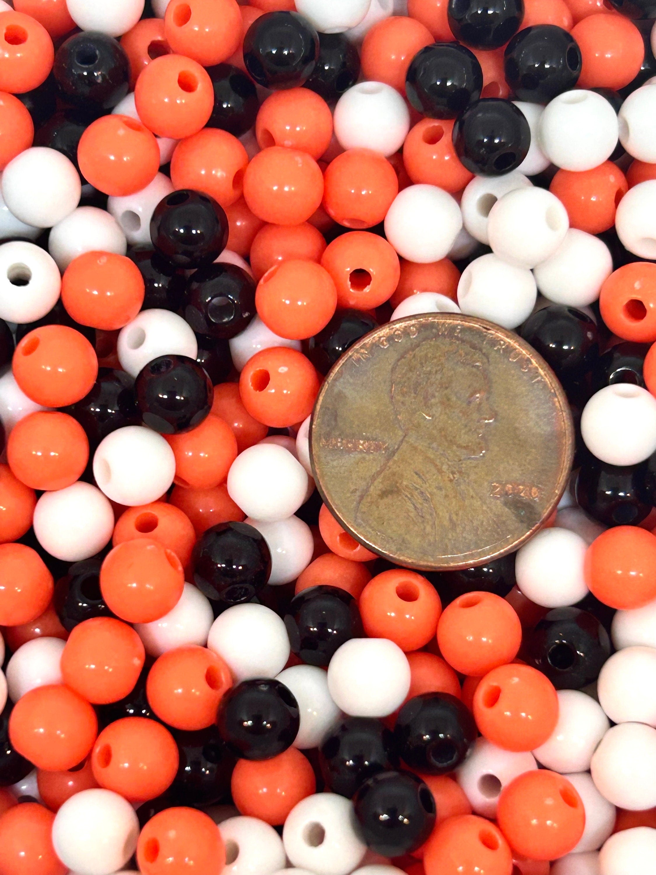 6mm Halloween Trick or Treat Bead Mix for Bracelets
