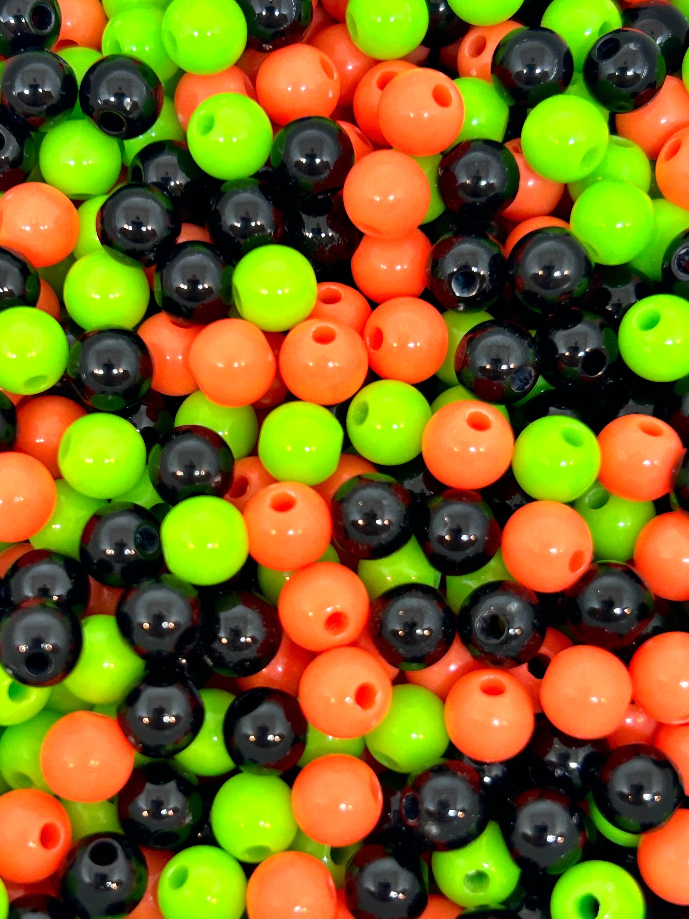 6mm Goblin's Delight Halloween Bead Mix