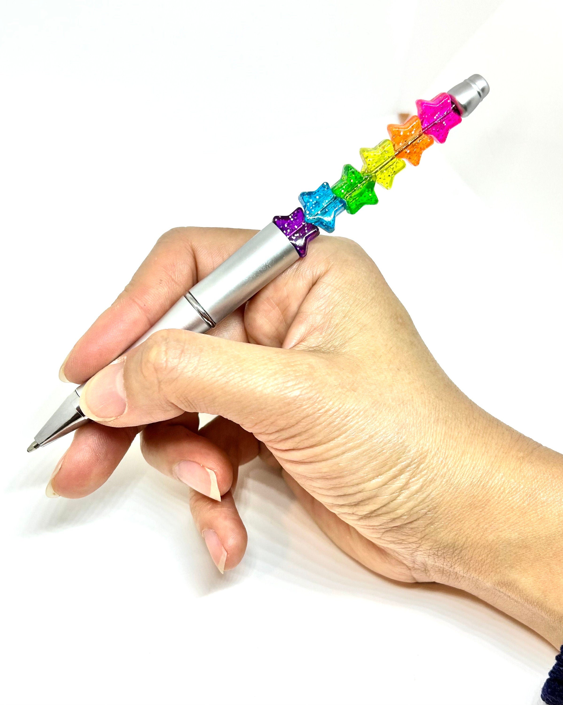 DIY Blank Silver Beadable Pens, DIY Beaded Pens